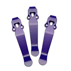 Titânio Pocket Knife Back Clip, Grampos para Benchmade Griptillian Bugout, 535, 940, 551, Centric CQC, ZT Tolerância Zero, 0640, 0920, 1Pc