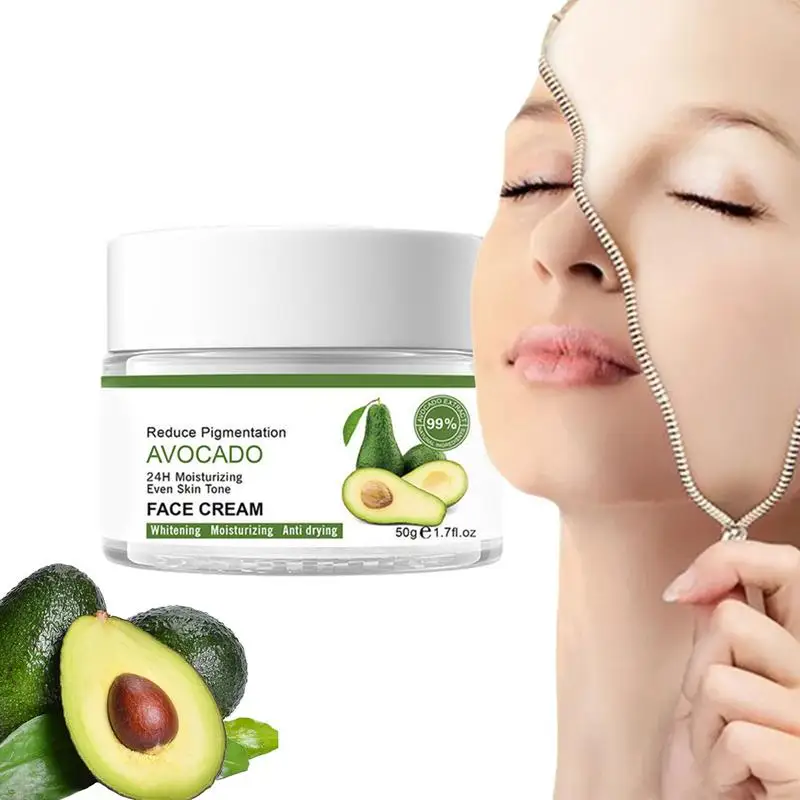 

50ml Avocado Moisturizing Essence Cream Moisturizing Firming Skin Refreshing Oil Control Face Cream Whitening Firming Cream