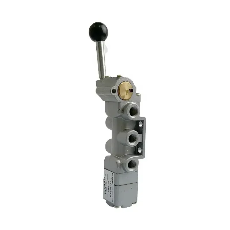 Manually Controlled Two-Position Four-Way Slide Valve 34R6-L8 with Sleeve Structure for Pneumatic Fittings