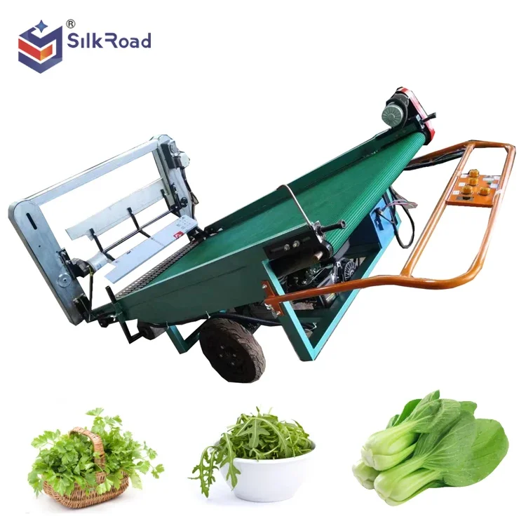 colheitadeira multifuncional de coriando vegetal com folhas de cebolinha