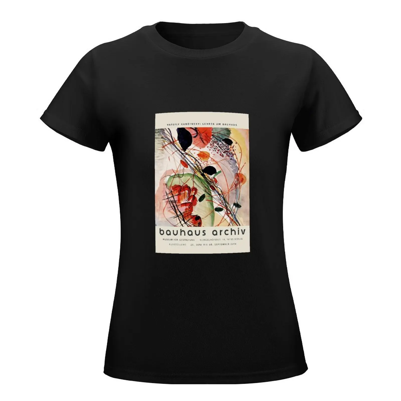 Kandinsky - Bauhaus Archiv T-Shirt vintage clothes Aesthetic clothing tops cropped t shirts for Women