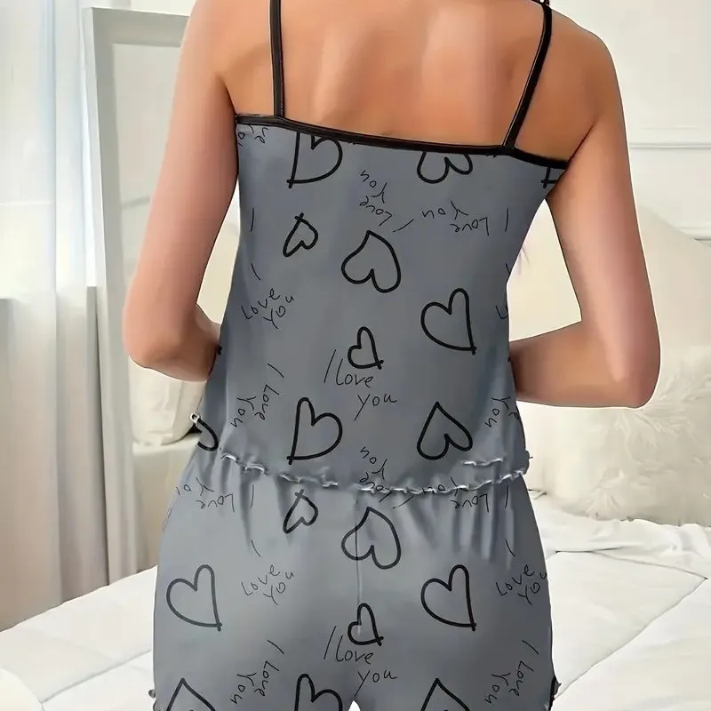 Летняя внешняя торговля, европейские и американские сексуальные шорты на подтяжках, пижамы, женские универсальные домашние уличные летние пижамы