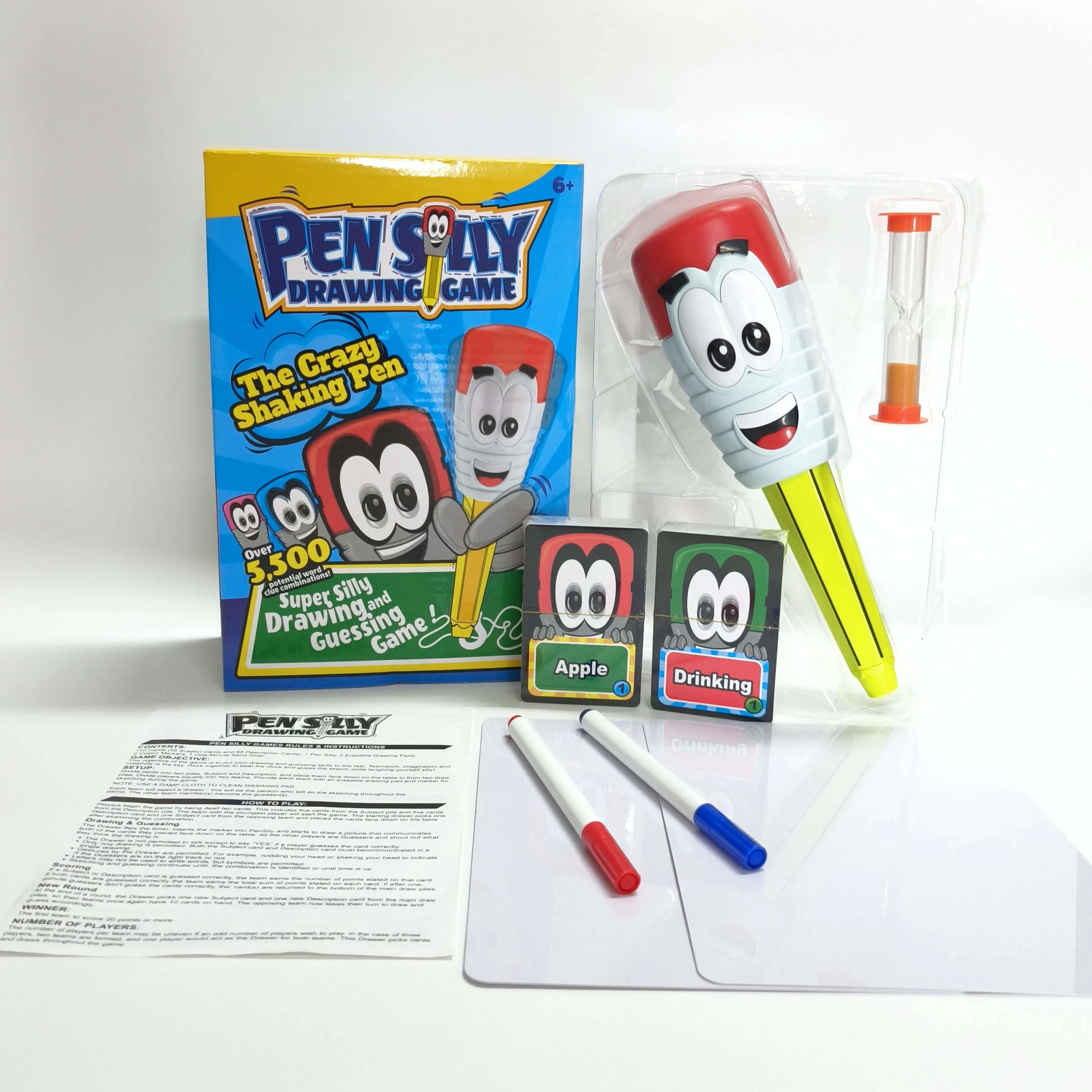 Graffiti Painting Vibration Pen Board Game Family Children Adult Board Game Super Funny Painting Guessing Party Game
