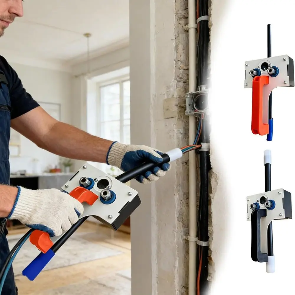Multi-functional Heavy Duty Wire Puller Handheld Smooth Cable Feeder Fish Tape Cable Pulling Tool Wall Underground Data Center