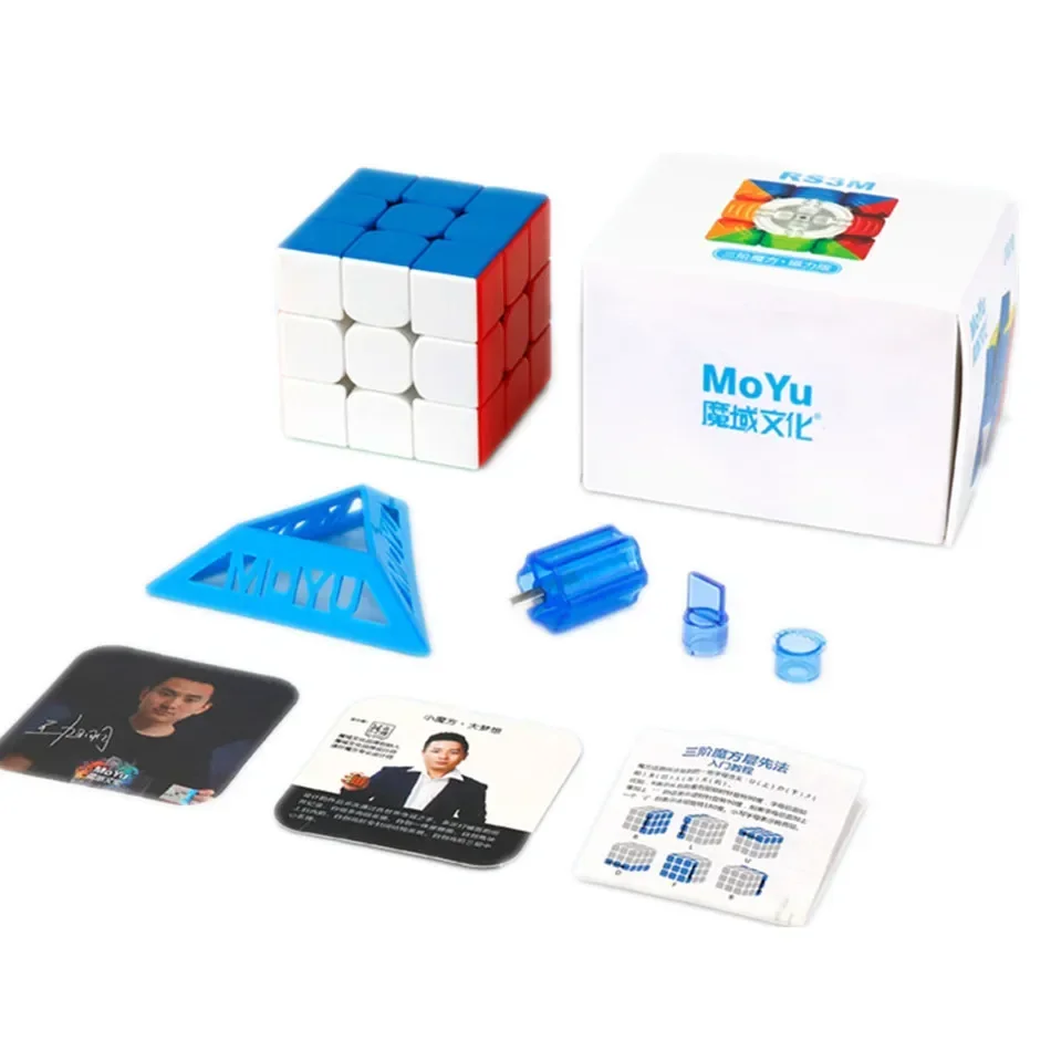 Moyu Kubus RS3M Magische Kubus Magnetische RS3 M 3x3x3 Cubo Magico RS3M UV 3x3 Magnetische Kubus Speeder Kubus Puzzel Speelgoed voor Kinderen Gift