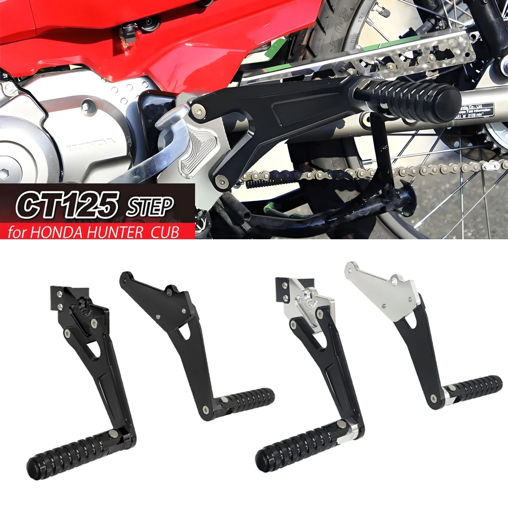 

For CT125 Trail125 Trail 125 2026 2025 2024 2023 2022 2021 2020 Motorcycle Rear Passenger Footrest Foot Pegs Bracket Foot Pedal