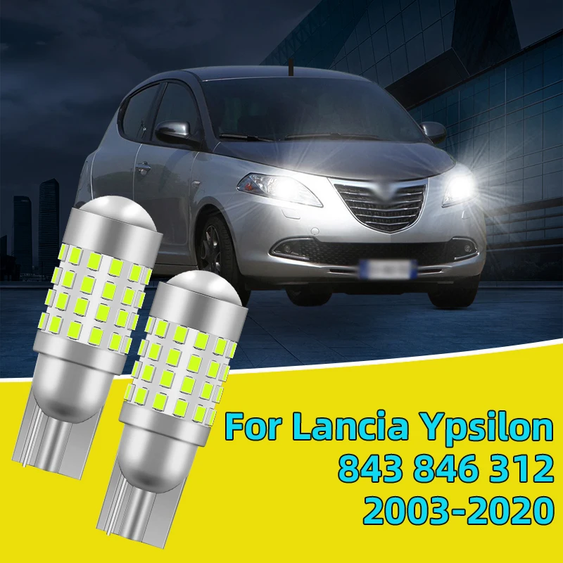 2PCS For Lancia Ypsilon 843 846 312 2003-2020 Clearance Lights side marker position Signal Lamp width light Car Led Traffic Bulb