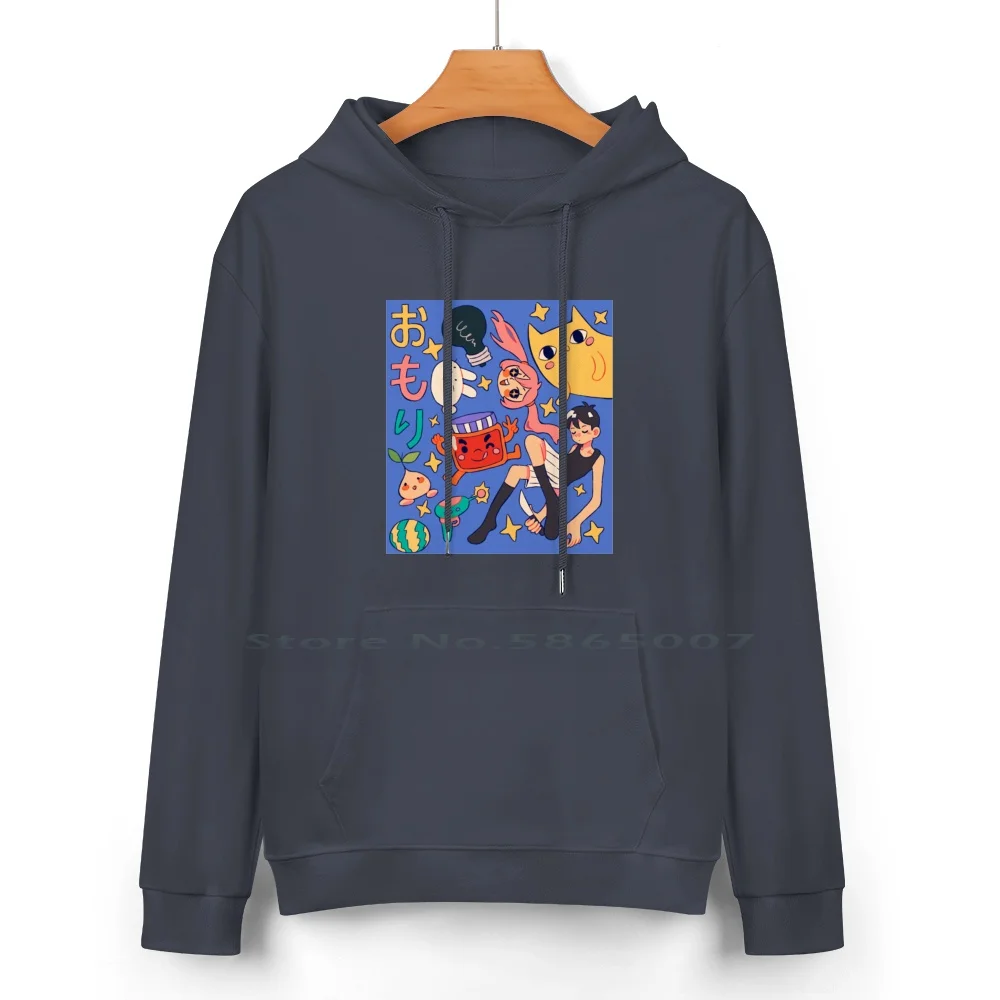 Omori Pure Cotton Hoodie Sweater 24 Colors Japanese Tokyo Omocat Boy Omori Game Fujino Omori Aubrey Hestia Family Bell Kelsey