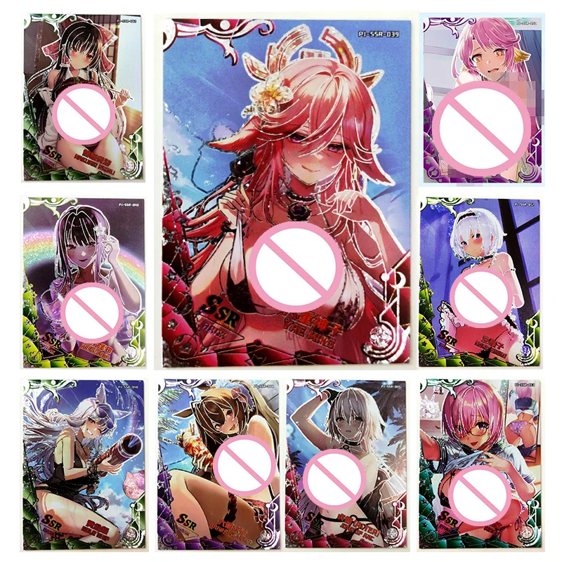 

Anime Goddess Story The Beauty of Beauty Yae Miko Mash Kyrielight Minato Aqua Beelzebul Hakurei Reimu Ssr Card Boy Birthday Gift