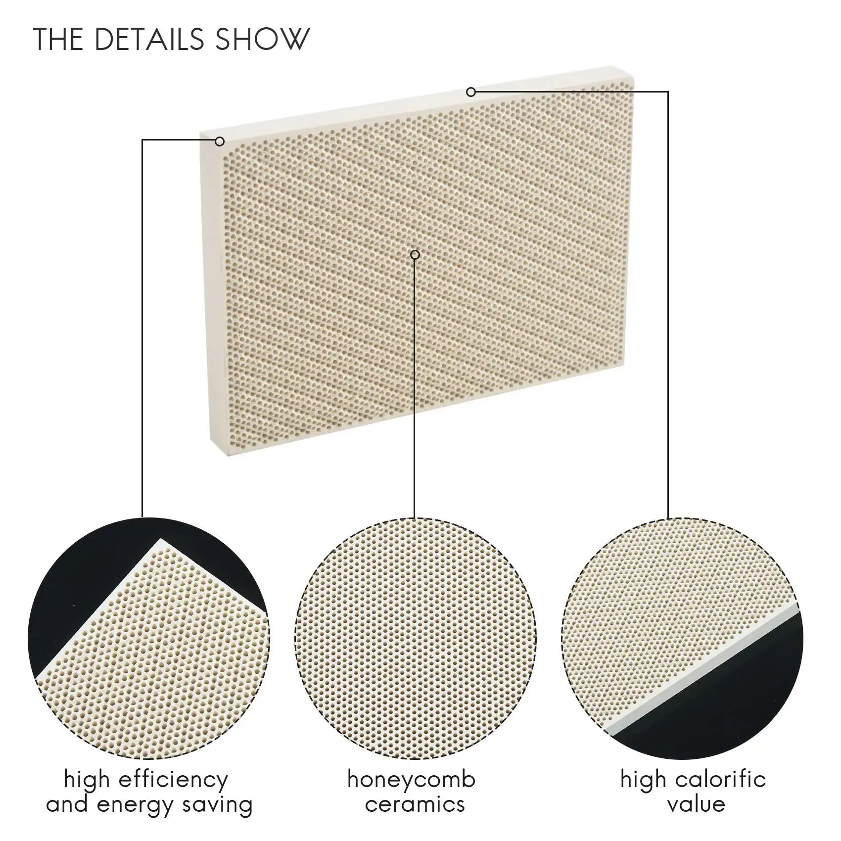 A10RR السيراميك العسل لحام مجلس التدفئة لرأس موقد الغاز 135x95x13 مللي متر جديد