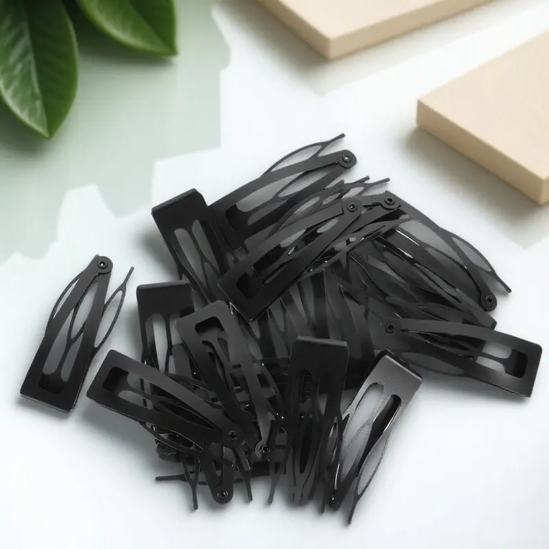

30pcs Clips Snap Hairpins Metal Small Clips For Women Kawaii Hair Accessories Decorative Styling Tools Short Hair