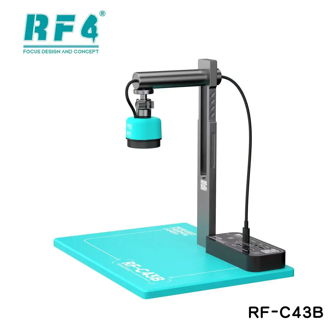 RF4 RF-C43B Intelligent Microscope Thermal Imager for Motherboard PCB BGA Maintenance Fault Location Detection Tool