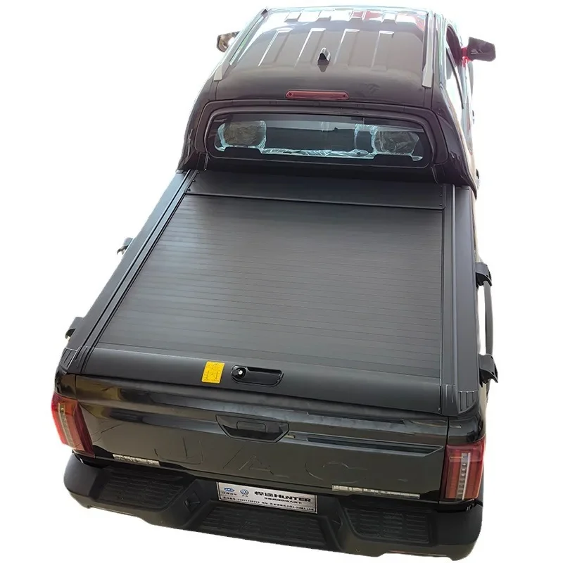 Pickup Tonneau Cover Roller Shutter Lid Truck Bed Rolling Curtain Push Pull Back Box  RV Accessory