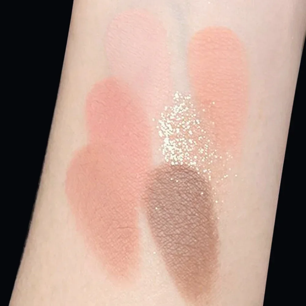 Sombra de ojos Rosa nacarada tierra desnuda, maquillaje coreano, resistente al agua, larga duración, brillo mate, paleta de sombras de ojos, pigmentos, cosméticos