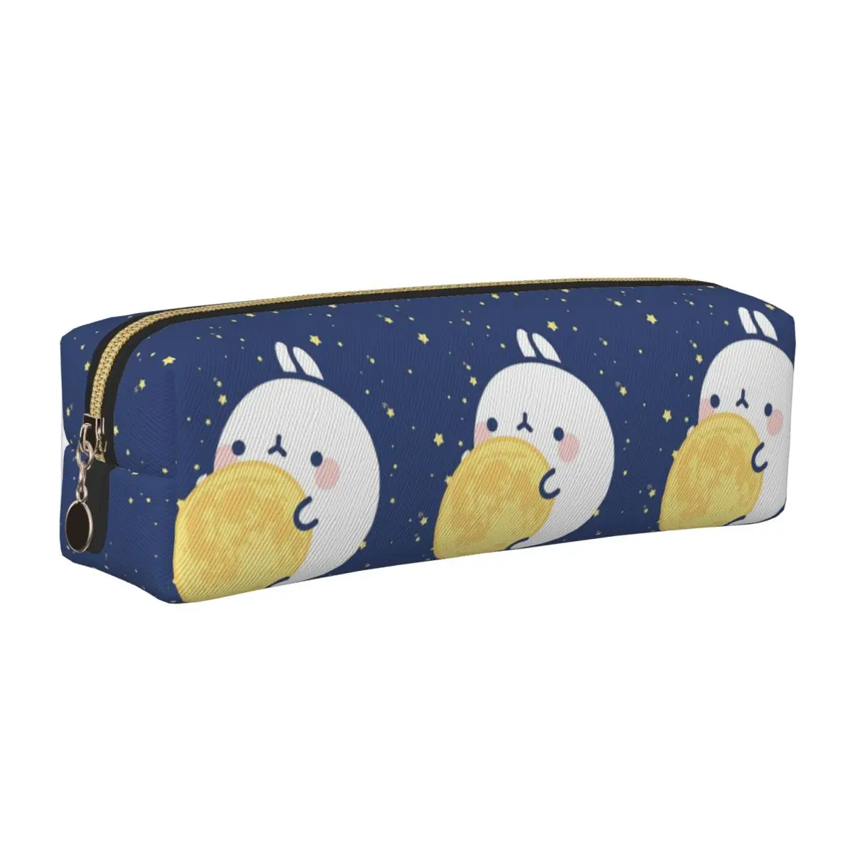 Cartoon M-Molangs Pencil Case Pen Box Pencil Bags Girls Boys Students School Cosmetic Pencilcases