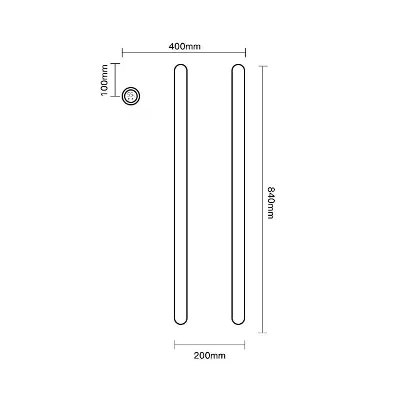新スタイルグレーバスルームタオルウォーマー隠しワイヤー電気加熱タオルレール温度時間制御バス電気タオルラック