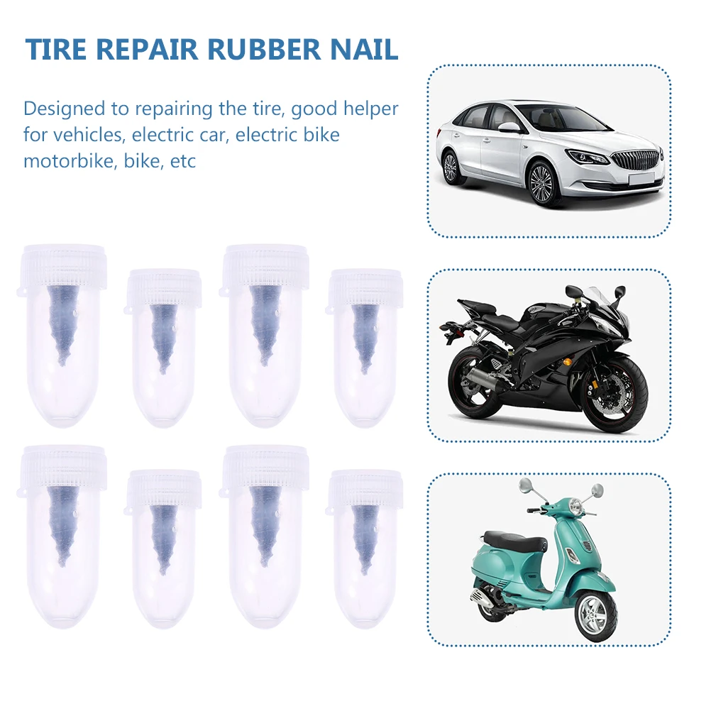 

60 Pcs Tire Sealant Car Repair Nail Repairing Screw Kit Emergency Nails Tool Glass