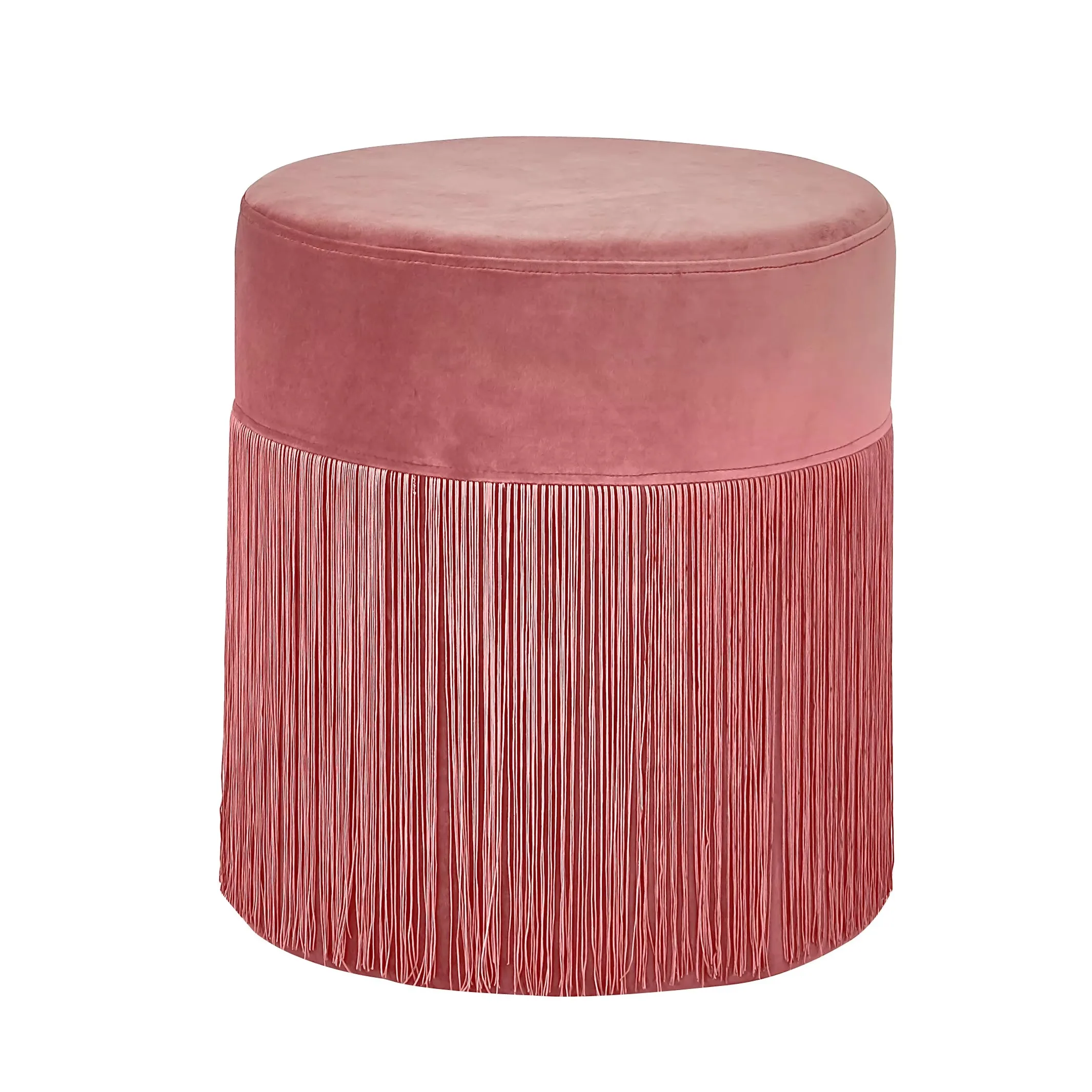 Modern  velvet fabric stool chair  for living room footstool