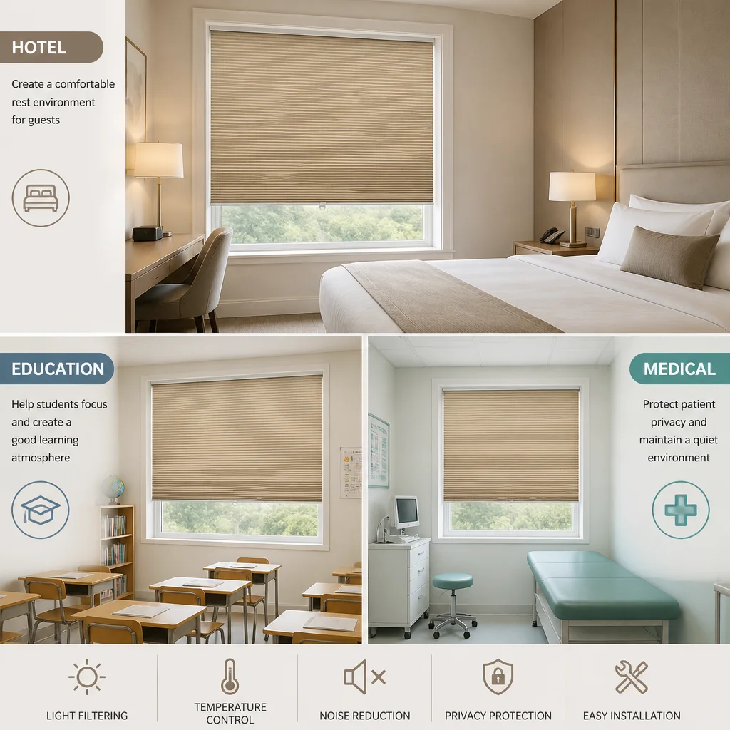 Cordless Push Pull Honeycomb Cellular Shades 80×160cm Light Filtering Thermal Insulated Privacy Window Shades for Home Apartment