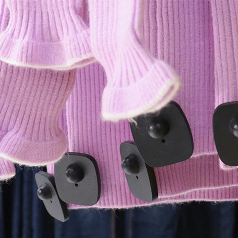 1000PCS 8.2mhz Security EAS RF Alarm Security Square Tag RF Remove Security Tag