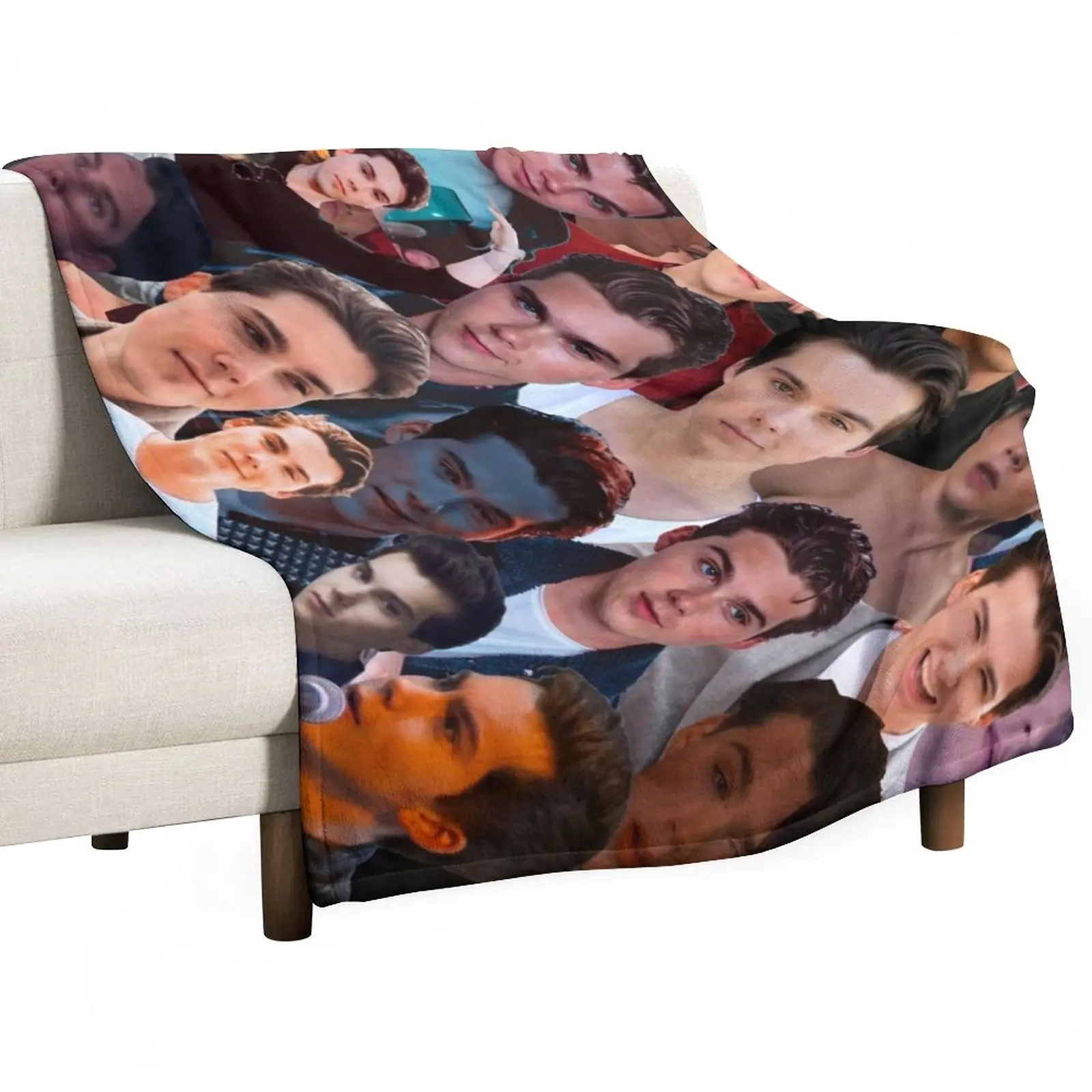 Jeremy Shada Photo Collage Throw Blanket Thin Blankets Camping Blanket Shaggy Blanket