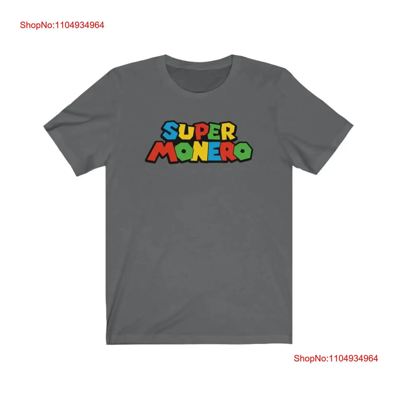 

Monero Super T Shirt vintage Washed streetwear fashion Unisex Stretched Casual Versatile Breathable designer clothes homme