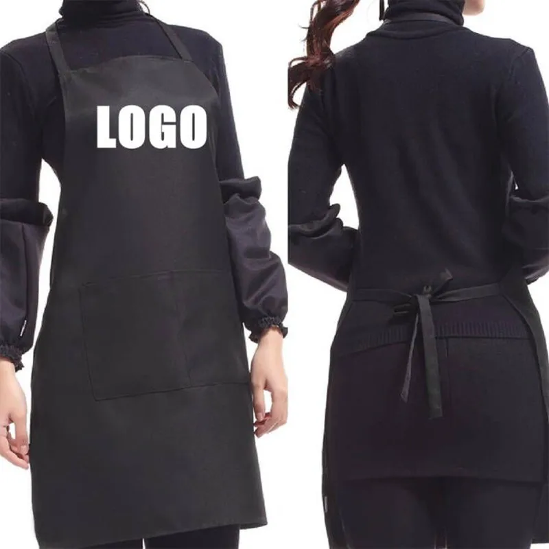 Pastry Chef Aprons Custom Logo Women\'s Kitchen Aprons Baking Accessories Work Home Cleaning Barber Aprons Kitchen Novelties