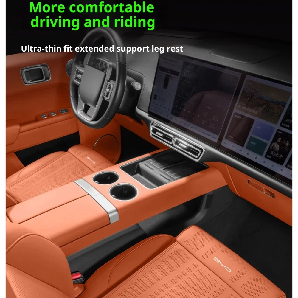 For BYD Song Plus Sealion 7 6 Seal Dolphin Atto3 Yuan UP Front Driver Passenger Seat Leg Rest Extension Cushion Leg Support Pad