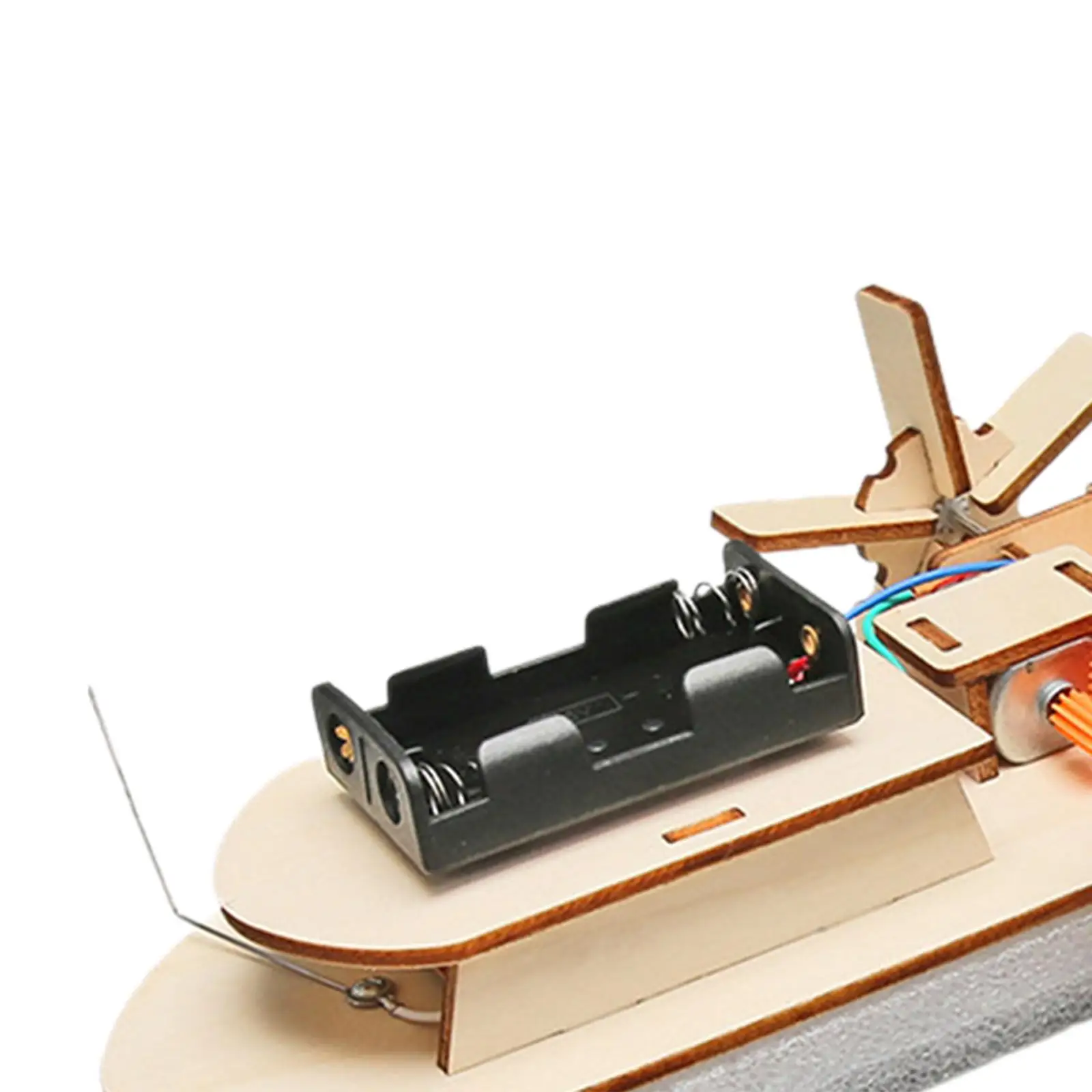 DIY Wooden Science Experiment Kits Boat Model Learning Toy for Kids Teens