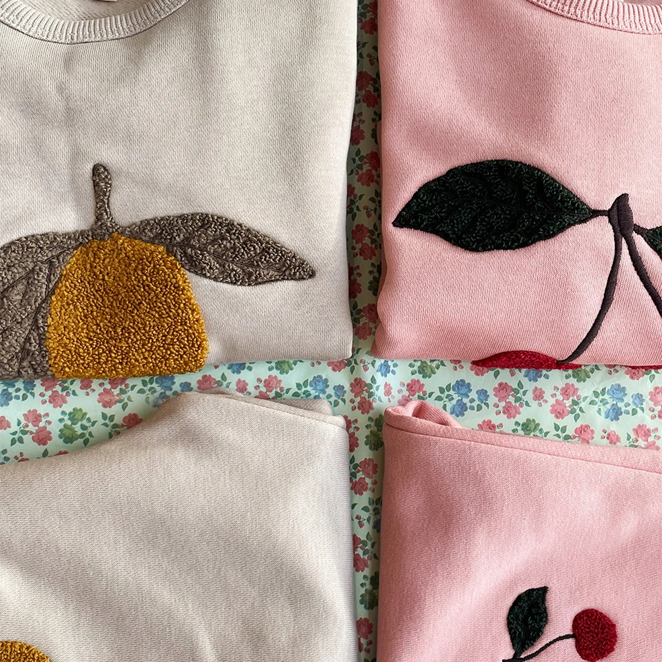 2024 Winter KS Girls Fleece Hoodies Pants Boys Embroidery Soft Sweatshirts Trousers Girl Dress Kids Outwear Children Clothes Set image 4