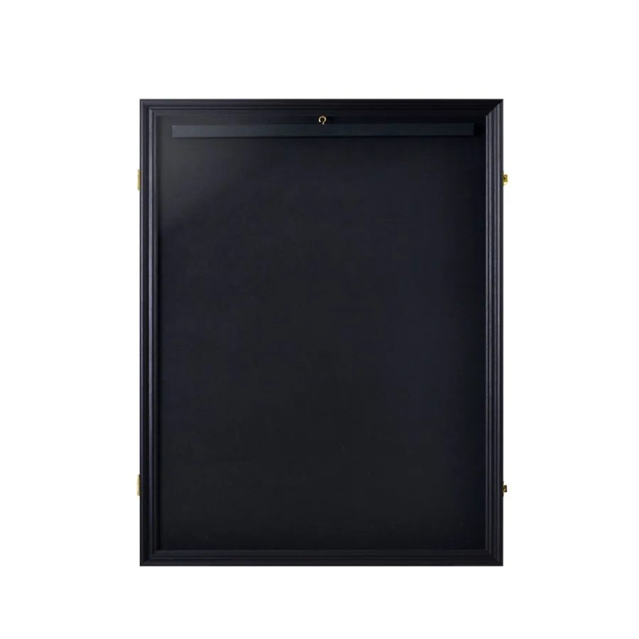 

Shirt Display Frame With UV Resistant Acrylic and Hanger Wall Mounted Baseball Basketball Football Hockey Shirt Display Frame B
