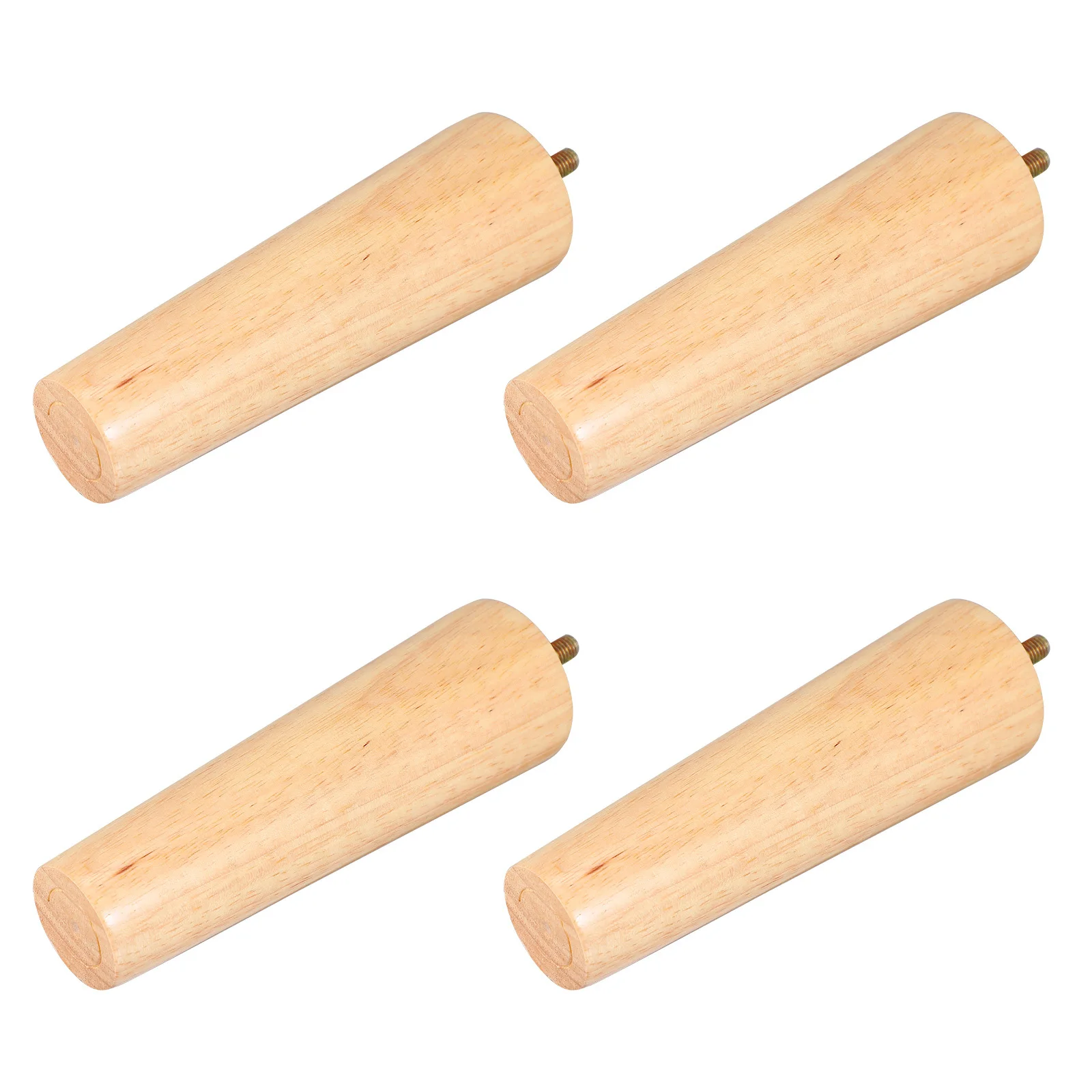 

Sturdy Wooden Sofa Legs 4Pcs 10 12 15CM Replacement Furniture Feet for Table Cabinet Chair Solid Wood Tapered Design
