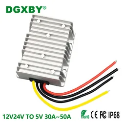 自動車機器用電圧レギュレーター,DC電源コンバーター,CE認定,12v,24v〜5v,10a,20a,25a,30a,40a,50a