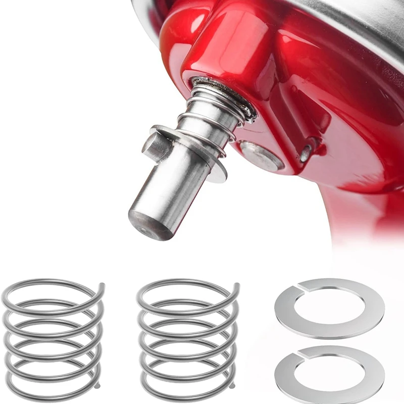 Quick Install Spring And Washer For Kitchenaid Tilt-Head & Bowl-Lift Mixers 3.5 Quarts,Stand Mixer Attachment Holders Durable