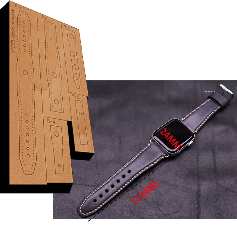 New Japan Steel Blade Wooden Die The watch has a knife die  Leather Craft Punch Hand Tool Cut Knife Mould XF255