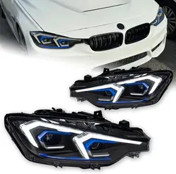 Fari a LED per auto per BMW serie 3 F30 F35 F80 2013-2018 aggiornamento a lampada a testa piena DRL lampada frontale gruppo luce anteriore