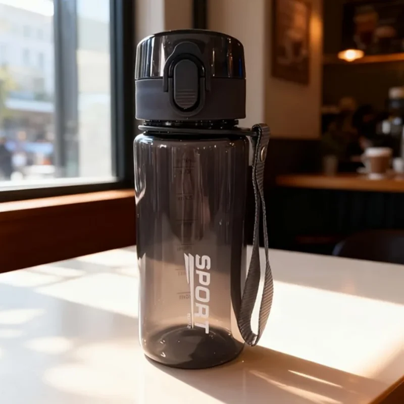 400 مللي/560 مللي زجاجة ماء مانعة للتسرب زجاجة مياه رياضية المحمولة شرب كوب BPA خالية مع قدرة وضع علامات لمكتب المدرسة #6