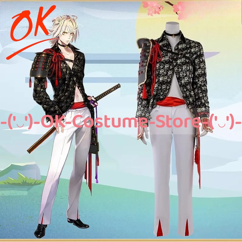 

[Customized Size] Touken Ranbu Online Nansen Ichimonji Cosplay Costume Anime Game Character Outfit Halloween Party Uniform Suit