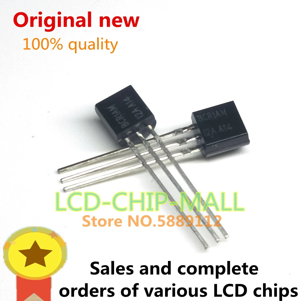 10PCS BCR1AM-12A BCR1AM TO-92 in stock 100%good