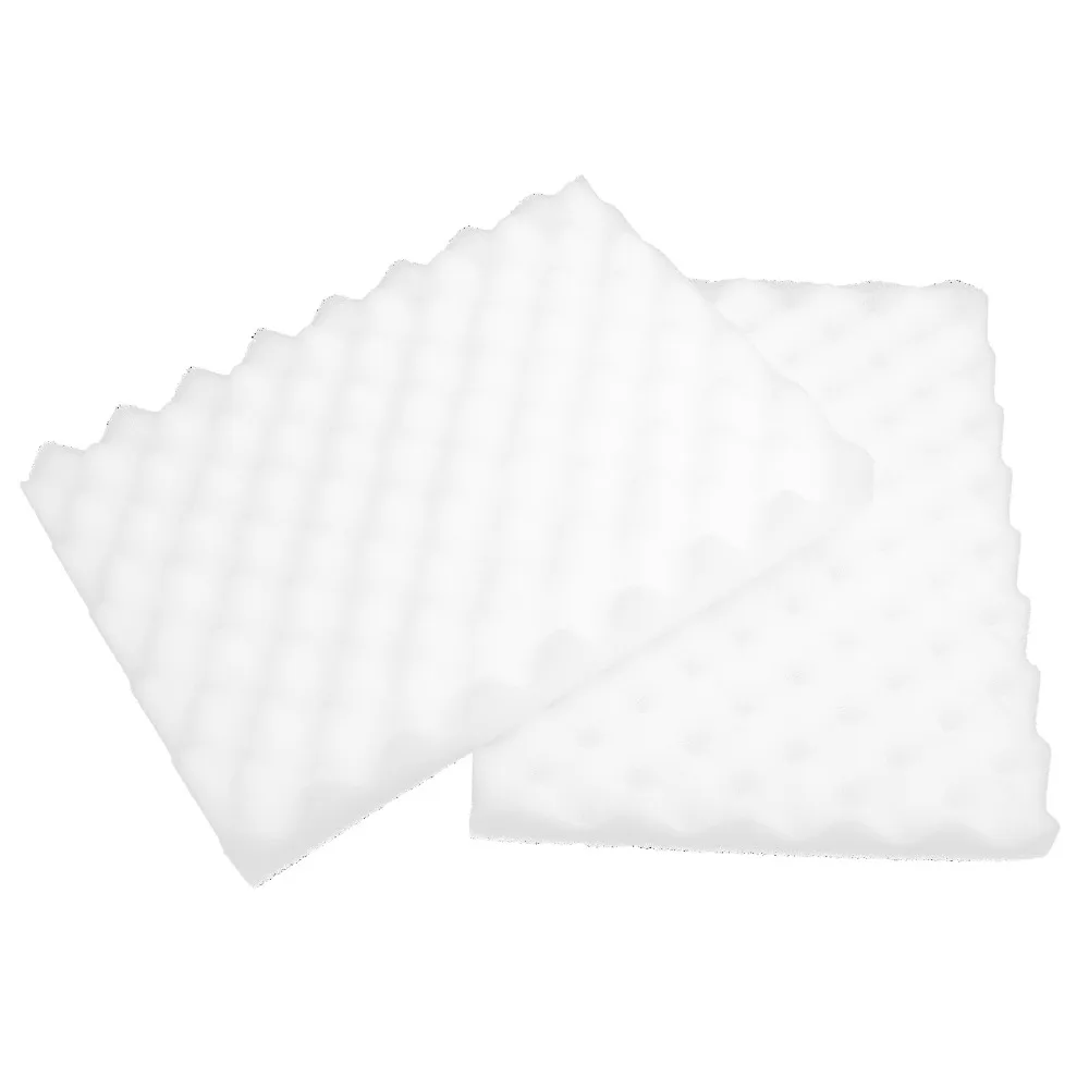 2pcs Waved Texture Fondant Shaping Mat Egg Crate Foam Foam Tray Sugar Flower Pad Drying Flowers White Cake Decorating Tool
