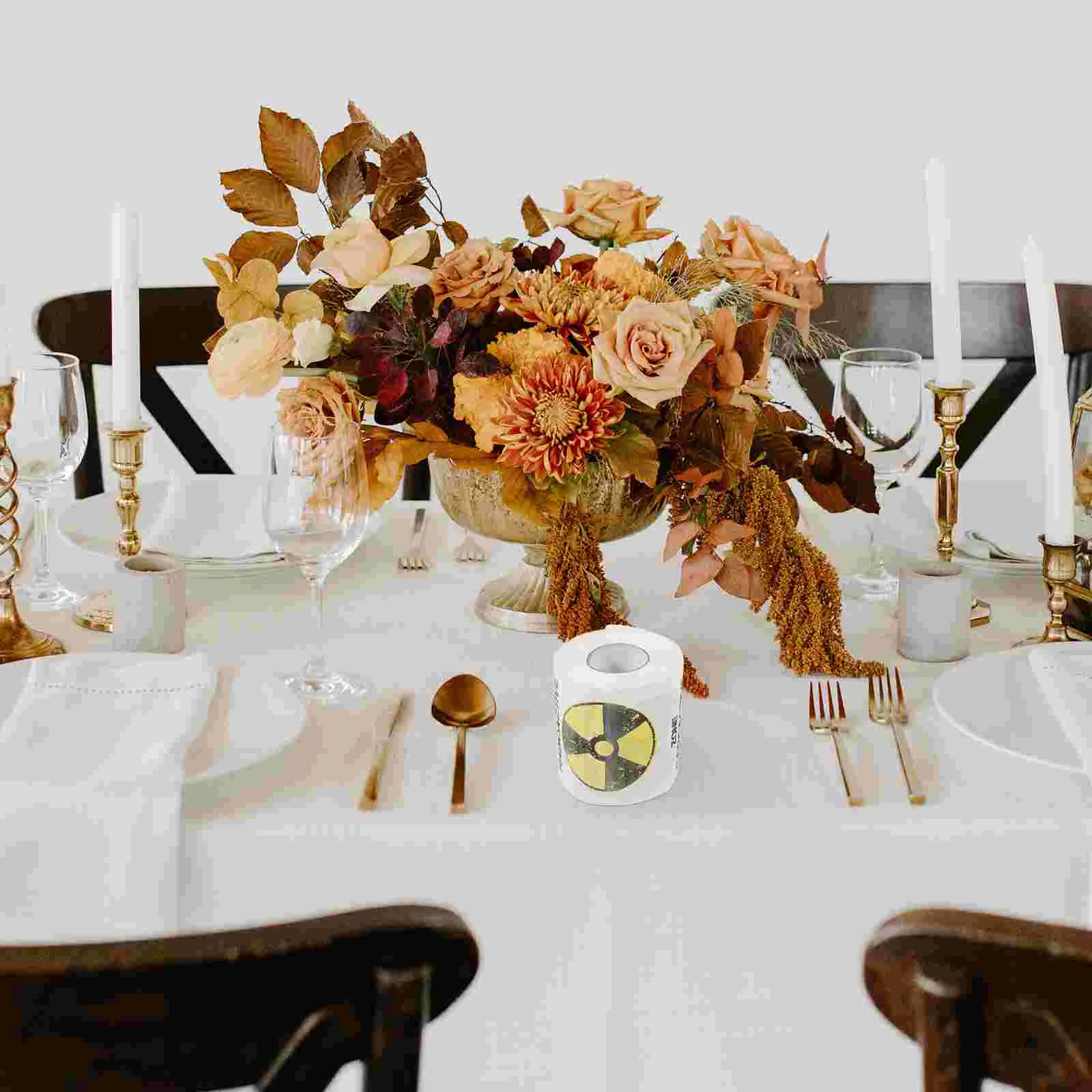 الإبداعية تحذير طباعة ورق التواليت السائبة شراء الأنسجة الجدة الحمام ديكور مضحك لفة إمدادات الحفلات عيد ميلاد المناديل ورق التواليت