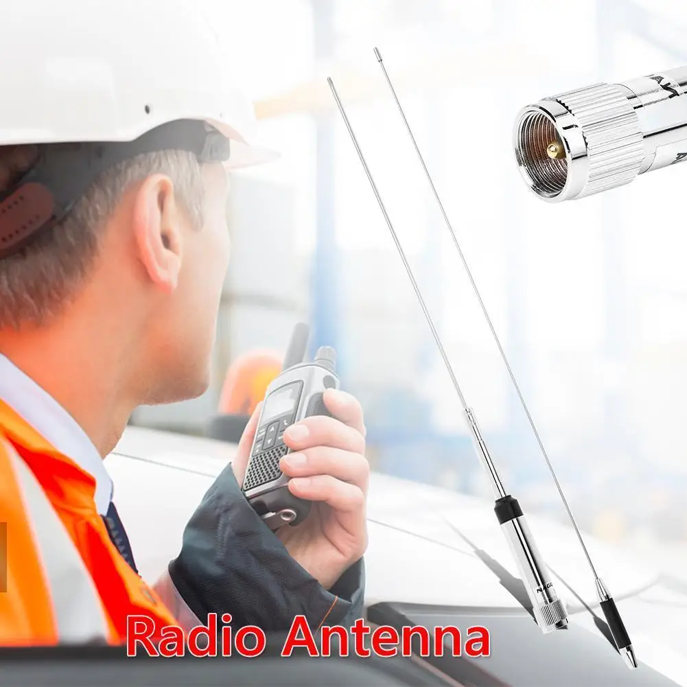 

NL-770R Dual Band UHF VHF 144/430MHz Antenna for Mobile/Station Radio with UHF Male Connector