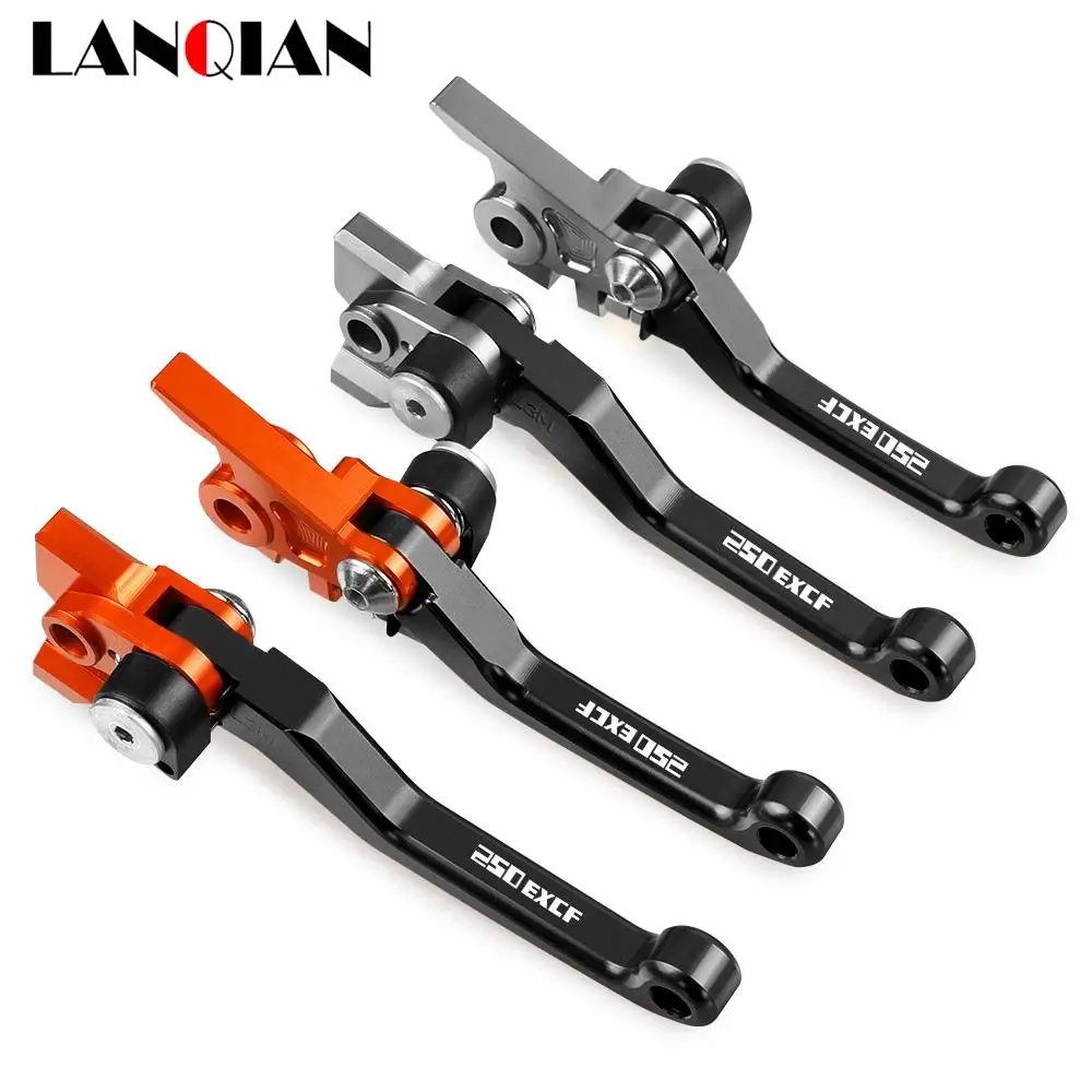For 250EXCF 250 EXC-F 2014 2015 2016 2017 2018 2019 2020 2021 2022 Foldable Pivot Dirt Bike CNC Brake Clutch Levers Handle Lever