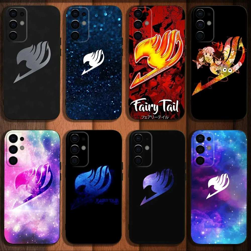 F-Fairy T-Tail Logo Phone Case For Samsung S24,S21,S22,S23,S30,Ultra,S20,Plus,Fe,Lite,Note,10,9,5G Black Soft Cover