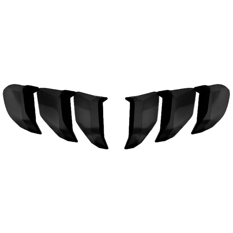 Super Sale 6Pcs Rear Tail Light Cover Taillight Brake Trim Cover for Ford Mustang S550 2018-2023