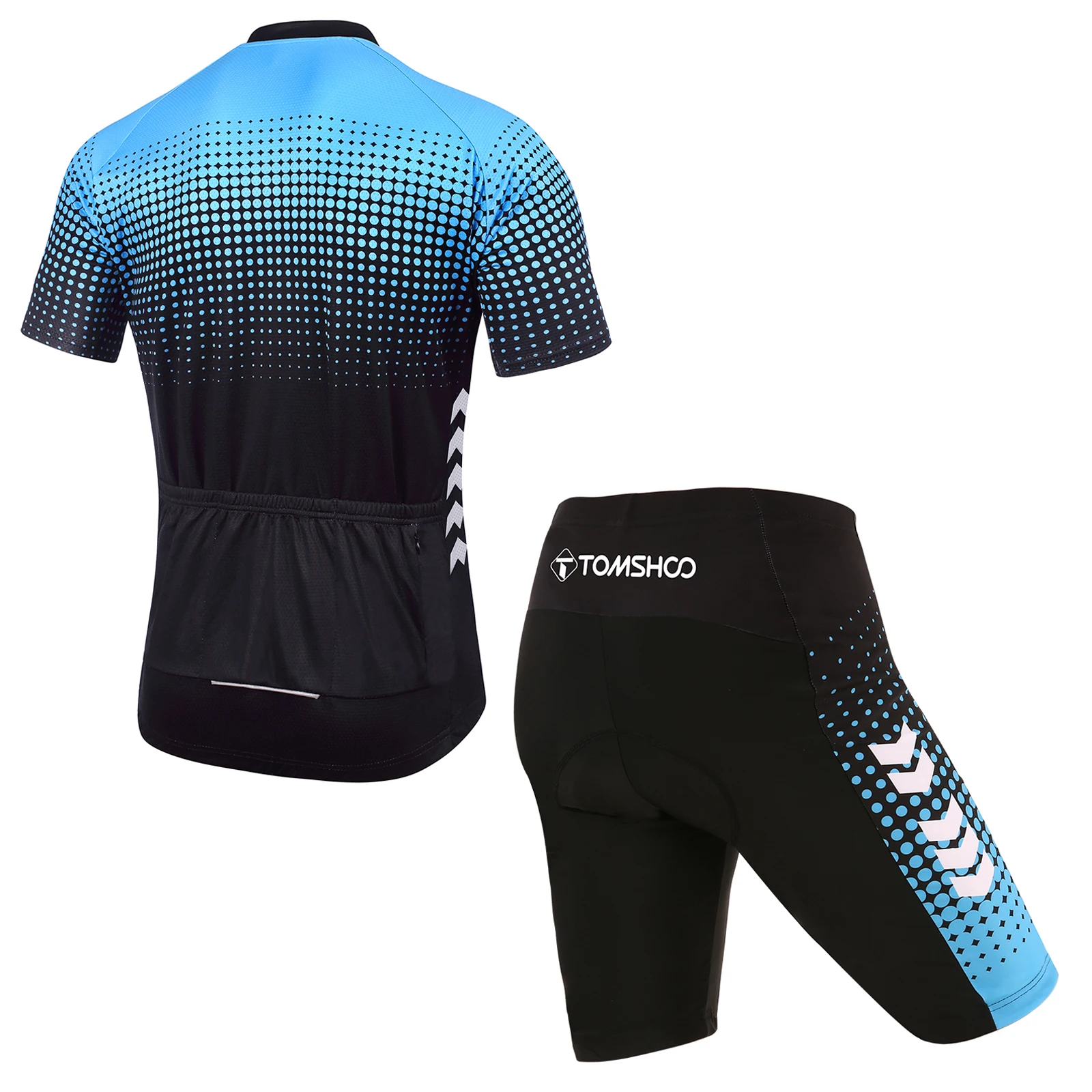 Men's  Short Suits Cycle Set Cycle Jersey with 5D Gel Padded Riding Shorts Quick Dry Breathable Cycle Jersey Set