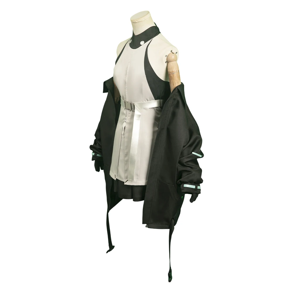 Noir Cosplay Anime Synduality Fantasia Costume Disguise Adult Women Jacket Skirt Fantasy Outfit Female Halloween Costumes 2023