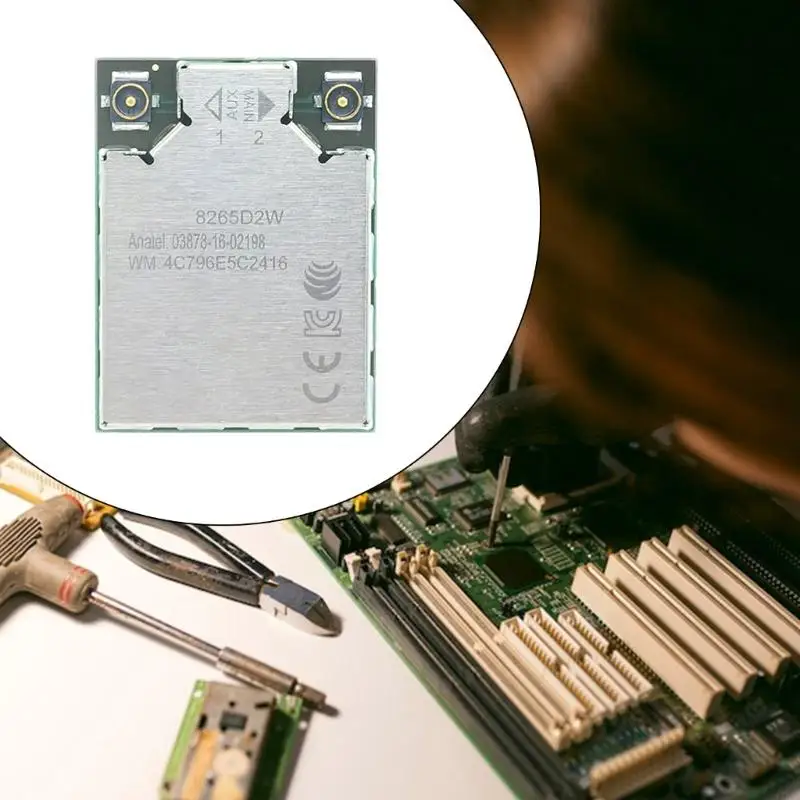 C90F 8265D2W Wi-Fi Bluetooth-совместимый 4.2 Модуль Пластик Двух частот 2,4 ГГц 5 ГГц