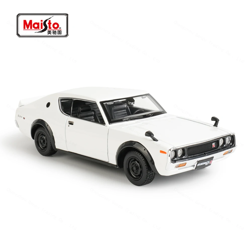 Maisto – modèle de voiture de collection 1:24 1973, Nissan Skyline 2000GT-R (KPGC110), véhicules statiques moulés