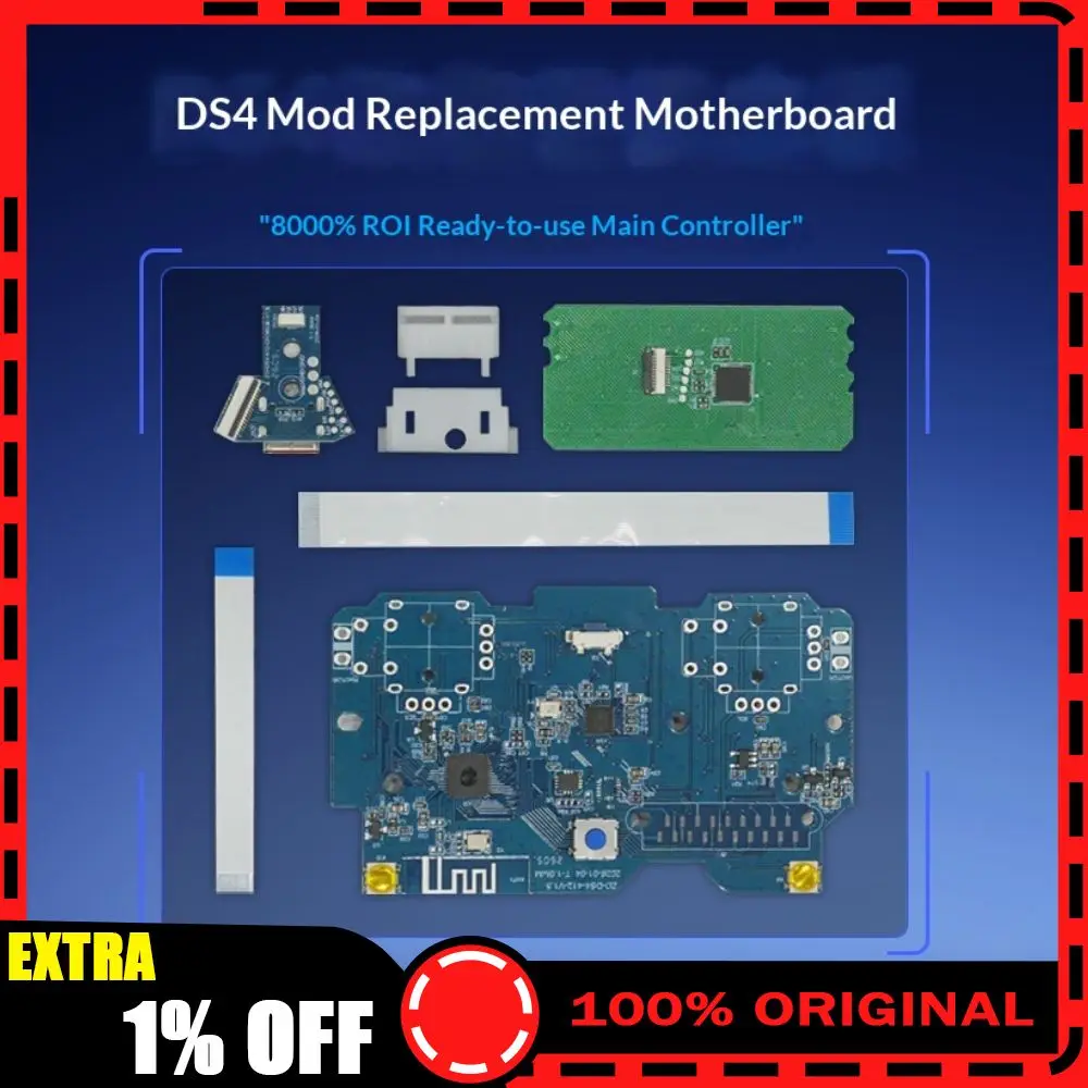 ZD DS4 コントローラーモッドボード 8000Hz ポーリングレート 0.6ms 遅延 DIY ゲームパッドアップグレードパーツ PC/Steam/任天堂/スイッチ用